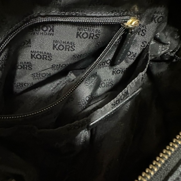Michael Kors Black Leather Satchel - Picture 9 of 15